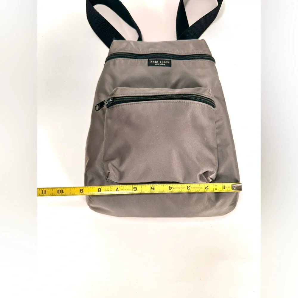 Kate Spade Mini Nylon Gray Backpack